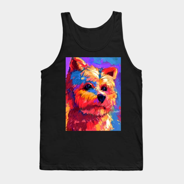 Yorkshire Terrier Dog Tank Top by mailsoncello